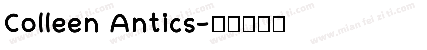 Colleen Antics字体转换